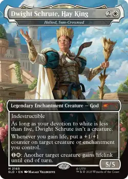 Dwight Schrute, Hay King - Heliod, Sun-Crowned [Secret Lair Drop Series] Foil N - Image 1