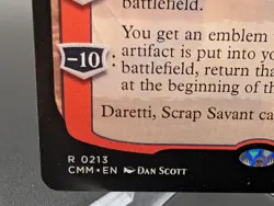 Daretti, Scrap Savant Commander Masters Regular - Image 2