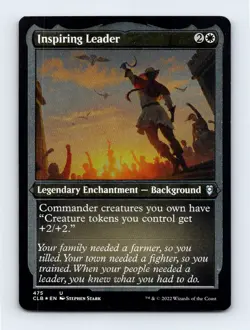 Inspiring Leader (Foil Etched) U Commander Legends: Battle for Baldur's Gate 475 - Image 1