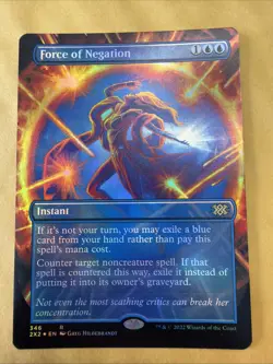 Force of Negation (Borderless) Double Masters 2022 Foil - Image 1