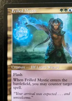 Frilled Mystic (Retro Frame) 366 Uncommon Ravnica Remastered Magic The Gathering - Image 2