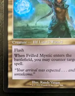 Frilled Mystic (Retro Frame) 366 Uncommon Ravnica Remastered Magic The Gathering - Image 4