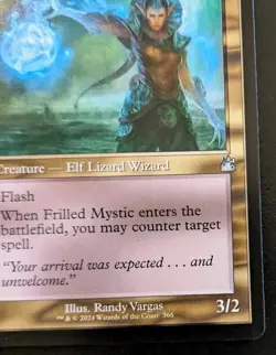 Frilled Mystic (Retro Frame) 366 Uncommon Ravnica Remastered Magic The Gathering - Image 5