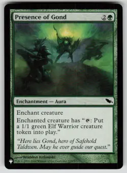 Presence of Gond Common The List Reprints 125/301 MTG Near Mint 2020 - Image 1