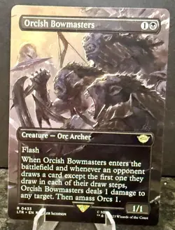 Orcish Bowmasters (Borderless) #433 (NM) Lord of the Rings LTR Magic MTG - Image 1
