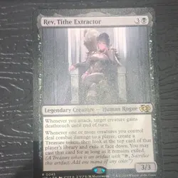 Magic: The Gathering Rev, Tithe Extractor Foil Rare J25 Black M. Matsumoto - Image 1