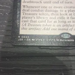 Magic: The Gathering Rev, Tithe Extractor Foil Rare J25 Black M. Matsumoto - Image 4