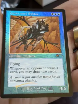 Consecrated Sphinx • RETRO FOIL Promo • Unplayed • MagicFest Secret Lair SLD MTG - Image 1