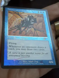 Consecrated Sphinx • RETRO FOIL Promo • Unplayed • MagicFest Secret Lair SLD MTG - Image 2
