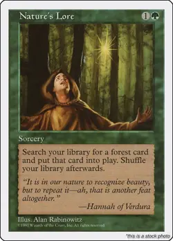 Nature's Lore [5ED - ] - LP TCG MTG - Image 1