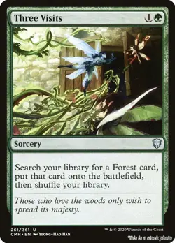 Three Visits [CMR - 261] - NM TCG MTG - Image 1