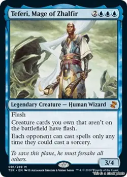 Teferi, Mage of Zhalfir [TSR - 91] - NM TCG MTG - Image 1