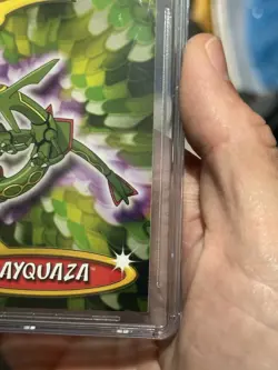 2004 Topps Pokemon Advanced Challenge # 54 RAYQUAZA CGC 10 PRISTINE - POP 1 !!! - Image 5