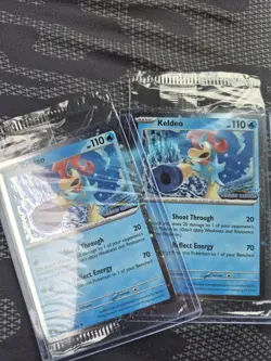 Pokemon Keldeo Chaos Rising PROMO 019/086 Basic Aqua 110 HP Card English SEALED - Image 1