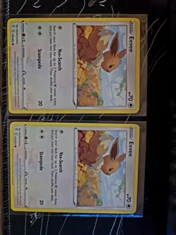 Eevee 125/203 Pokemon SWSH07 Evolving Skies Regular Card Lot x2. Fast Shipping - Image 1