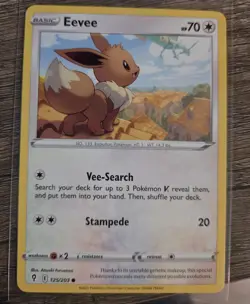 Eevee 125/203 Pokemon SWSH07 Evolving Skies Regular Card Lot x2. Fast Shipping - Image 5