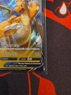 Dragonite v Pokemon Go Holo Rare Card 49/78 Near Mint Condition - Image 5