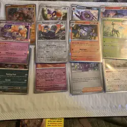 pokemon tcg: scarlet violet Lot Of 12 Rare Holos/reverse Holos - Image 1