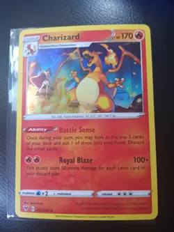 Charizard 025/185 LP/NM Cracked Ice Holo Pokemon TCG Card 25/185 US SELLER 📈💎 - Image 1