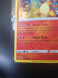 Charizard 025/185 LP/NM Cracked Ice Holo Pokemon TCG Card 25/185 US SELLER 📈💎 - Image 5