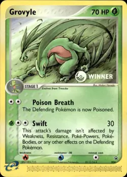 Pokemon Grovyle 004 Nintendo Black Star Promos Promo Near Mint - Image 1