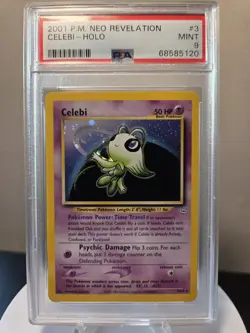 POKEMON CELEBI NEO REVELATION UNLIMITED 3/64 PSA 9 - Image 1