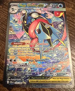 Pokemon Mega Greninja EX SIR 116/086 AND Frogadier IR 089/086 Chaos Rising - Image 2