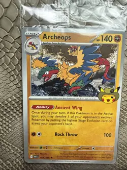 Pokemon Archeops Field Museum Exclusive Promo Card Sealed - Image 1
