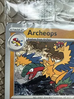 Pokemon Archeops Field Museum Exclusive Promo Card Sealed - Image 2