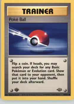 Poke Ball 64/64 Common Jungle Pokemon Near Mint - Image 1