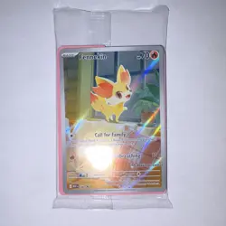 CHAOS RISING Fennekin 080 Pokemon Center Promo Holo Pokemon TCG Card 2026 - Image 1