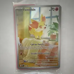 CHAOS RISING Fennekin 080 Pokemon Center Promo Holo Pokemon TCG Card 2026 - Image 3