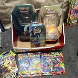 Pokemon TCG Pokemon Tin + Pack - 2 Lot Deal - Image 1