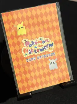 Rare Pokemon Halloween Full Art Chikorita Card Database Low Pop Card 🎃 - Image 2