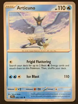 Articuno 032/159 Uncommon Journey Together Pokemon TCG NM - Image 1