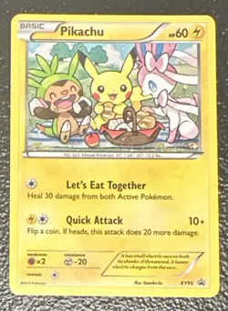 Pokemon TCG Pikachu XY95 XY Promo Holo 60 HP Basic EN 2016 - Image 1