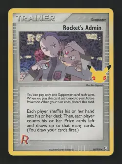 Rocket's Admin. 86/109 Celebrations: Classic Collection Pokemon NM - Image 1
