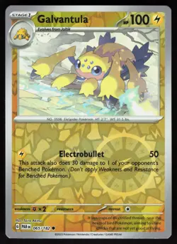 Galvantula 065/182 Common Paradox Rift Pokemon Reverse Holo Near Mint - Image 1