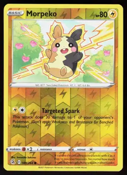 Morpeko 109/264 Common Fusion Strike Pokemon Reverse Holo Lightly Played - Image 1