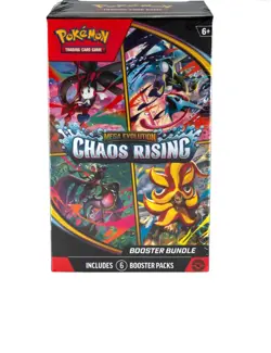 Pokemon Pokemon TCG Chaos Rising Mega Evolution Booster Bundle 6 Packs - Image 1