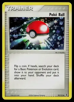 Pokemon Card - Poke Ball FireRed & LeafGreen 95/112 Reverse Holo Uncommon - Image 1