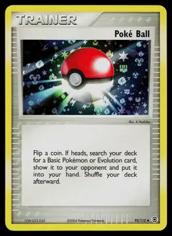 Pokemon Card - Poke Ball FireRed & LeafGreen 95/112 Reverse Holo Uncommon - Image 1