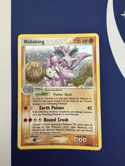 Nidoking 8/112 Holo Pokemon 2004 EX Fire Red Leaf Green NM+ - Image 1