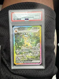 2025 Pokemon SV Prismatic Evolutions SIR Leafeon ex #144 PSA 10 GEM MINT - Image 1