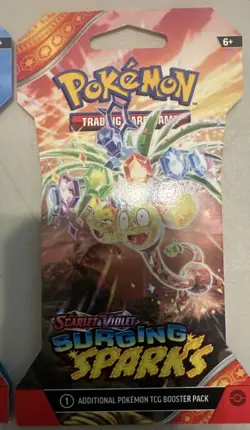 Pokemon Surging Sparks Sleeved Booster Packs. Full Art Set (4 packs) - Image 4