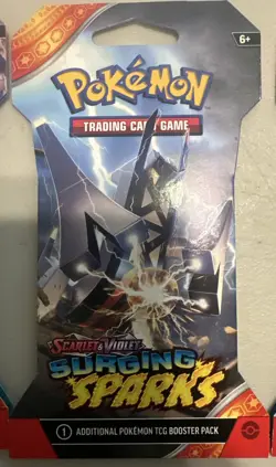 Pokemon Surging Sparks Sleeved Booster Packs. Full Art Set (4 packs) - Image 5