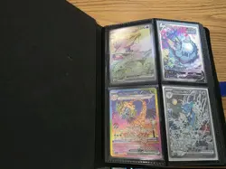 Pokemon Collection Binder Lot Vintage & Modern Charizar & More Singles - Image 1