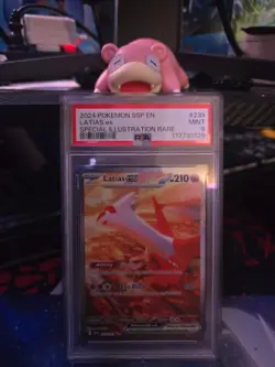 2024 POKEMON SSP EN Latias EX SPECIAL ILLUSTRATION RARE PSA 9 - Image 1