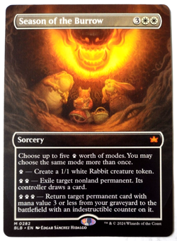 Season of the Burrow (Borderless) - Bloomburrow (BLB) - EN - M 0282 - Image 1