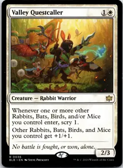 Valley Questcaller 36 Rare Bloomburrow Magic: The Gathering Near Mint - Image 1